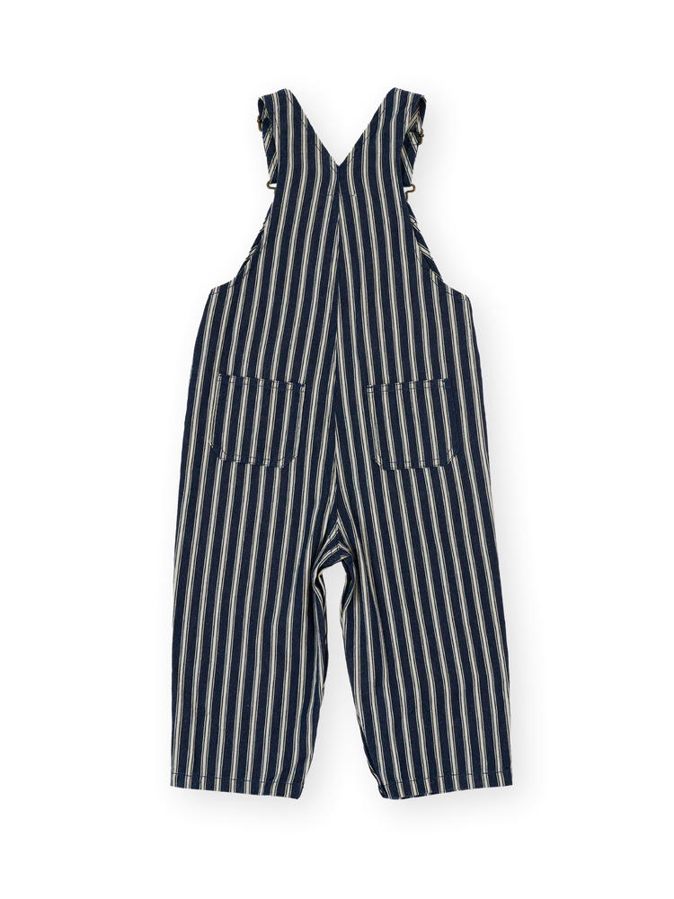 Railroad Stripe Austin Overalls
