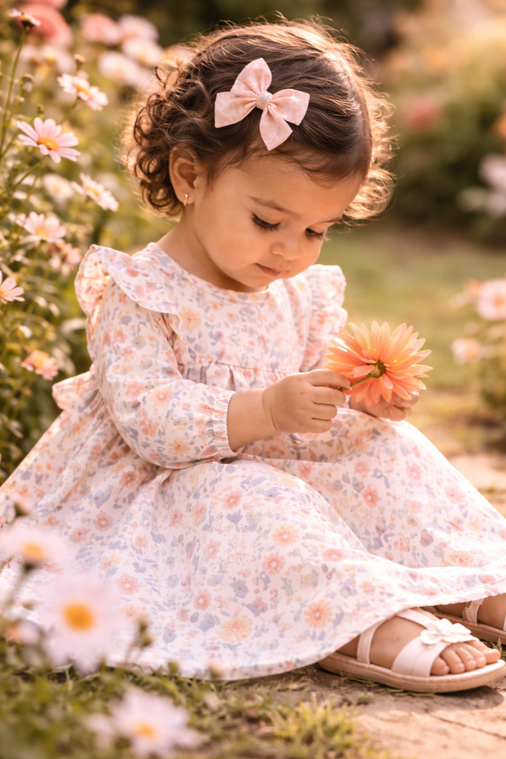 Cottage Garden Frill Dress