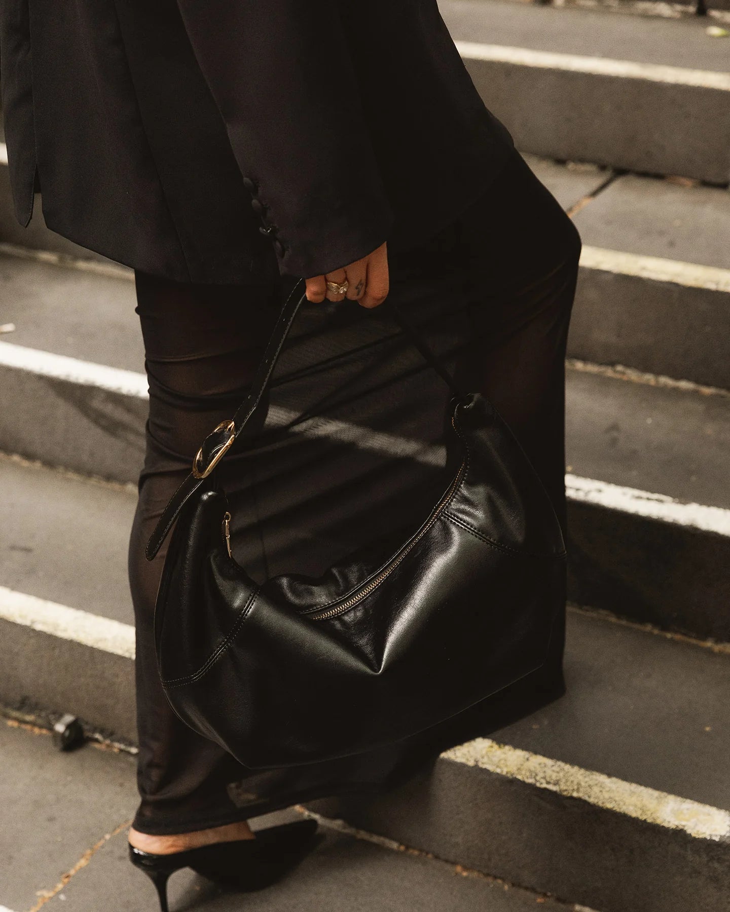 Louenhide Cleo Shoulder Bag - Black