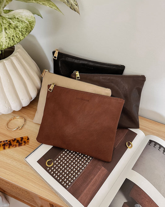 Louenhide Louie Pouch - Saddle Cognac