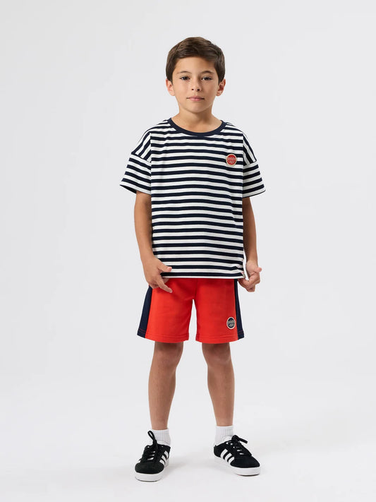 Colour Block Sweat Shorts