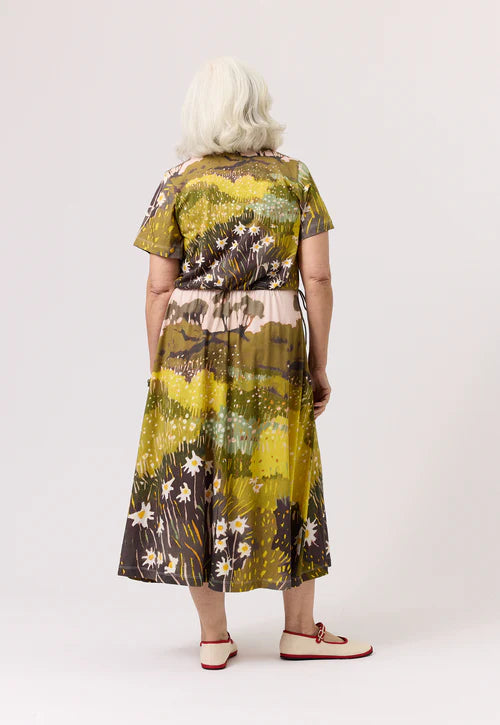 Nancybird Esti Tie Dress- Daisy Field