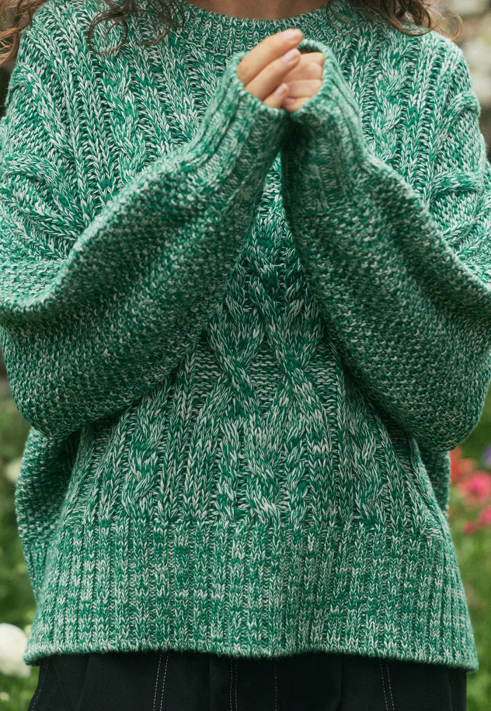 Nancybird Gigi Cable Knit - Emerald