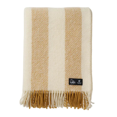 Gotland Stripe Wool Blanket