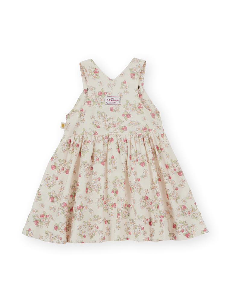 Strawberry Fields Pinafore Dress