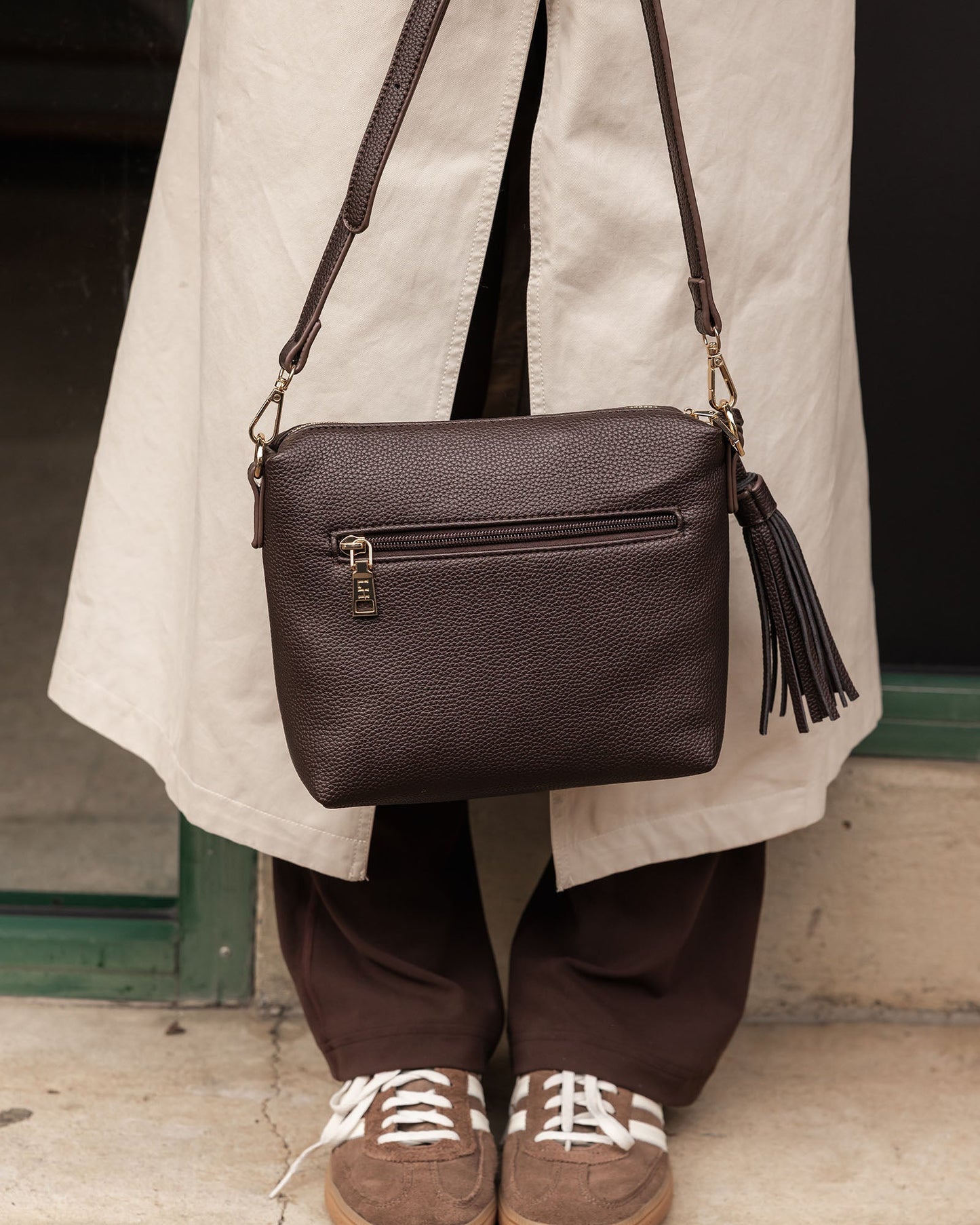 Louenhide Kasey Crossbody Bag - Chocolate