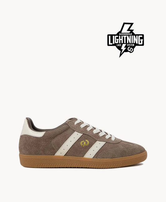 Goodsole 2001 Parallel - Walnut Suede / Ivory Leather
