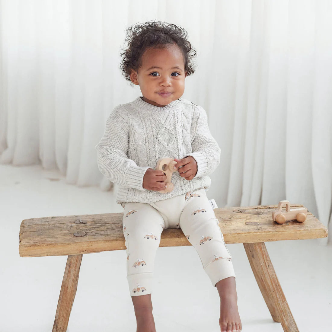 Aster & Oak Classic Car Harem Pants