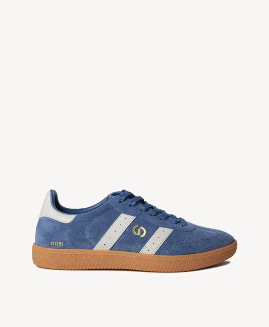 Goodsole 2001 Parallel - Peacock Blue Suede/ Bone Leather