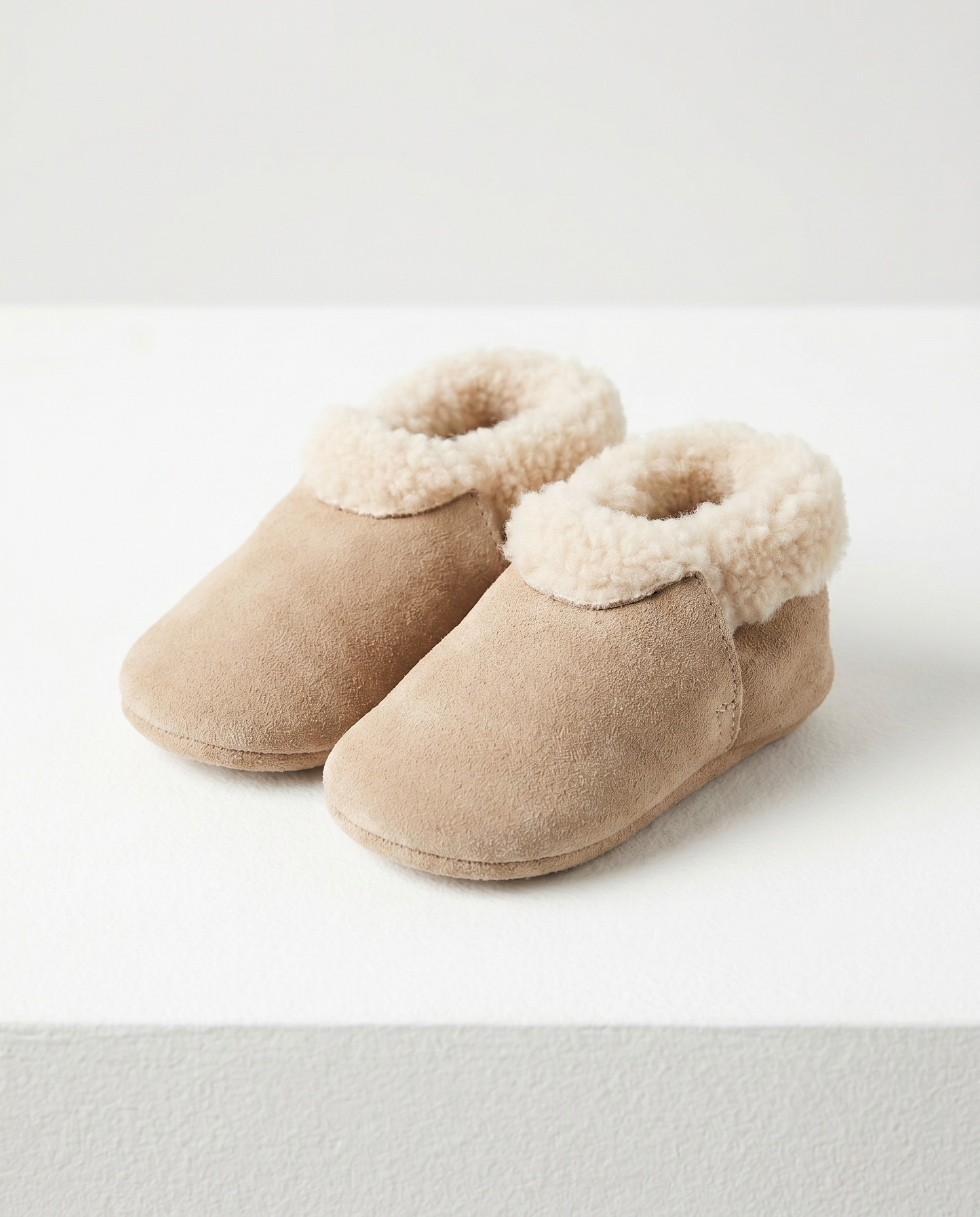 Lambskin Booties - Cream