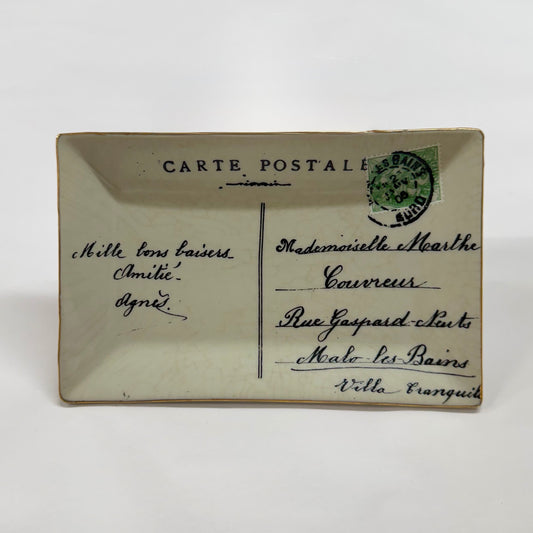 French Postcard Tray