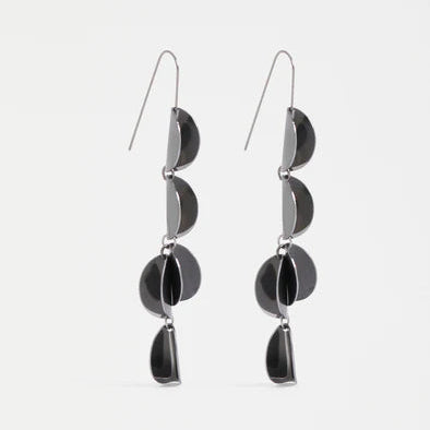 ELK Fossen Gunmetal Drop Earrings