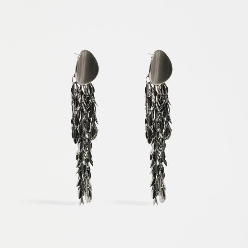 ELK Taalmo Drop Earrings - Gunmetal