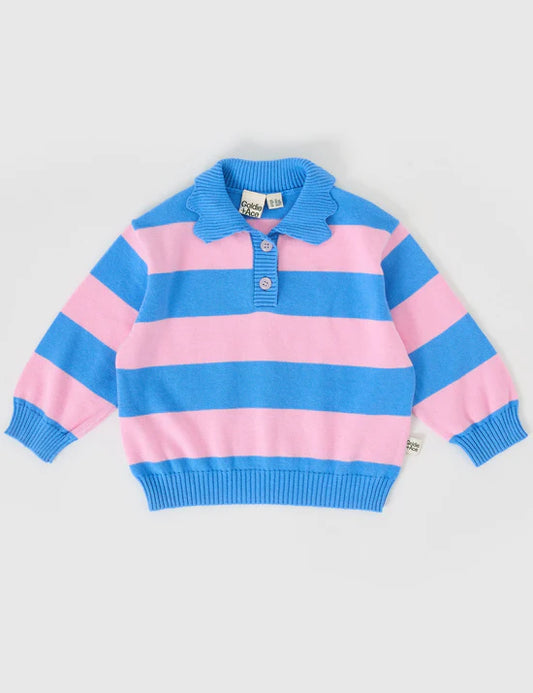 Goldie + Ace Ava Collared Knit Jumper