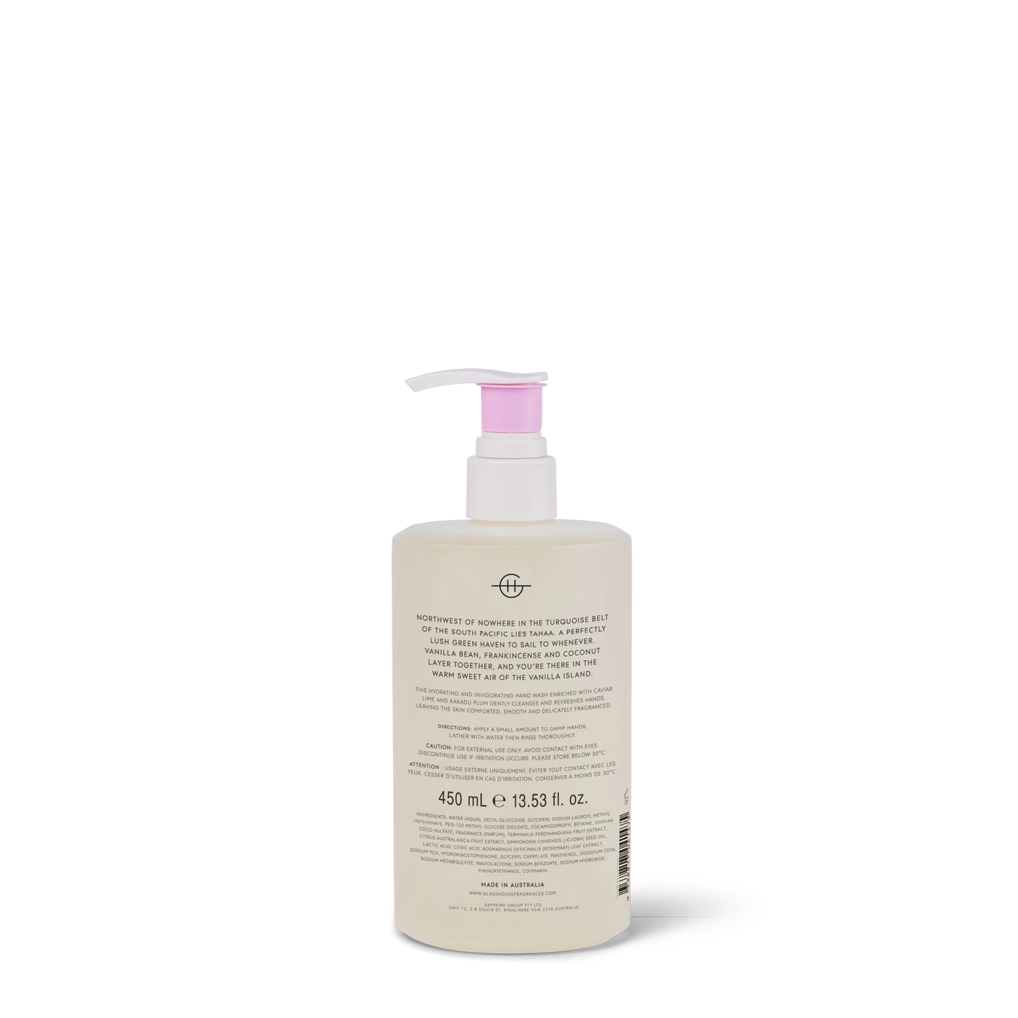 Glasshouse A Tahaa Affair | 450mL Hand Wash