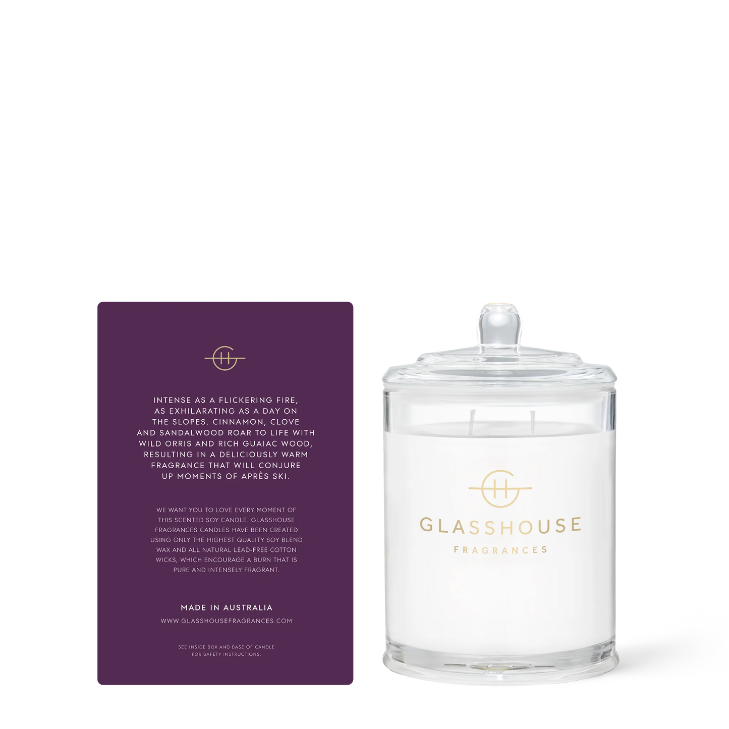 Glasshouse Fireside in Queenstown - Candle 380g