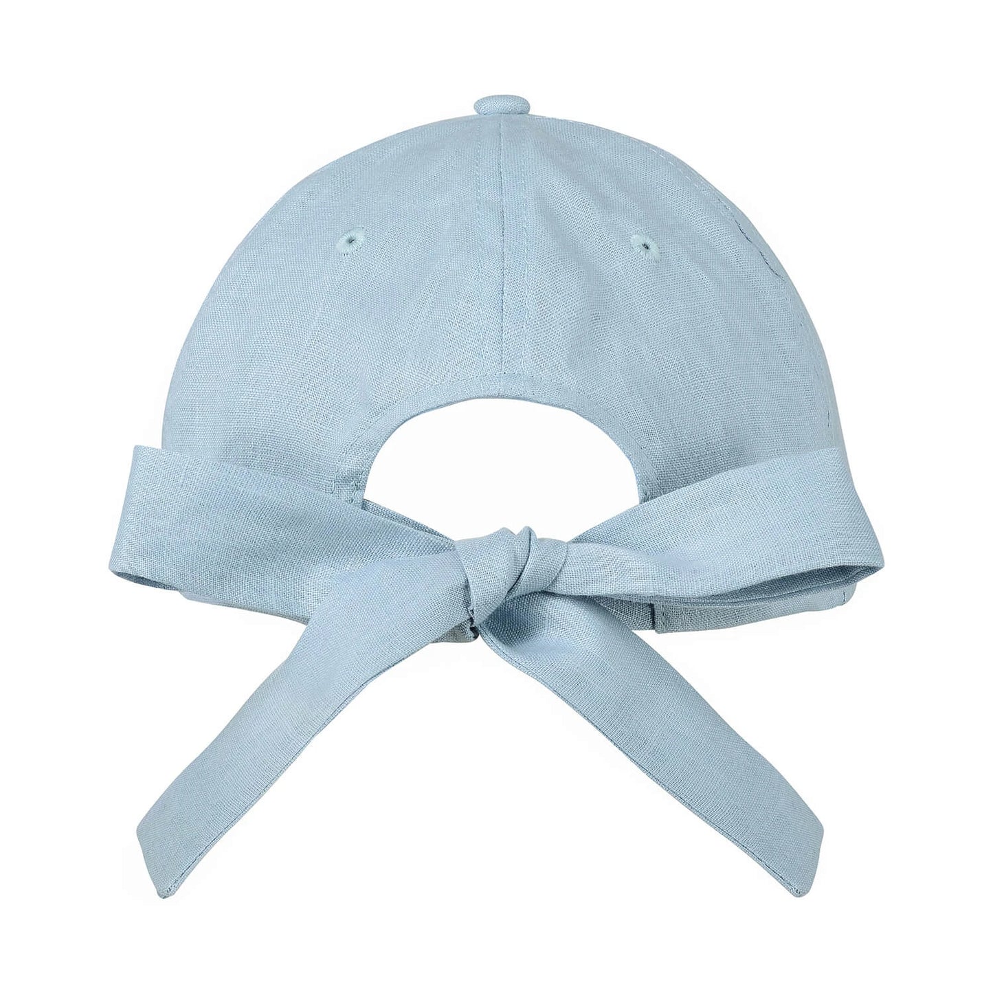 Silk lined Linen Bow Tie Cap - Skye