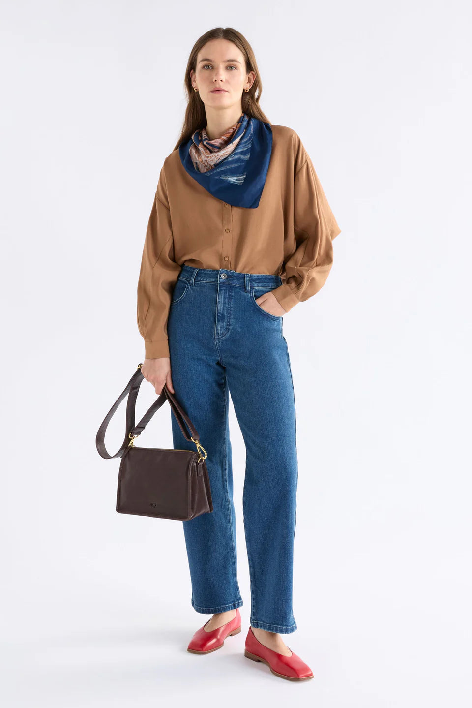 ELK Halben Crossbody Bag - Espresso
