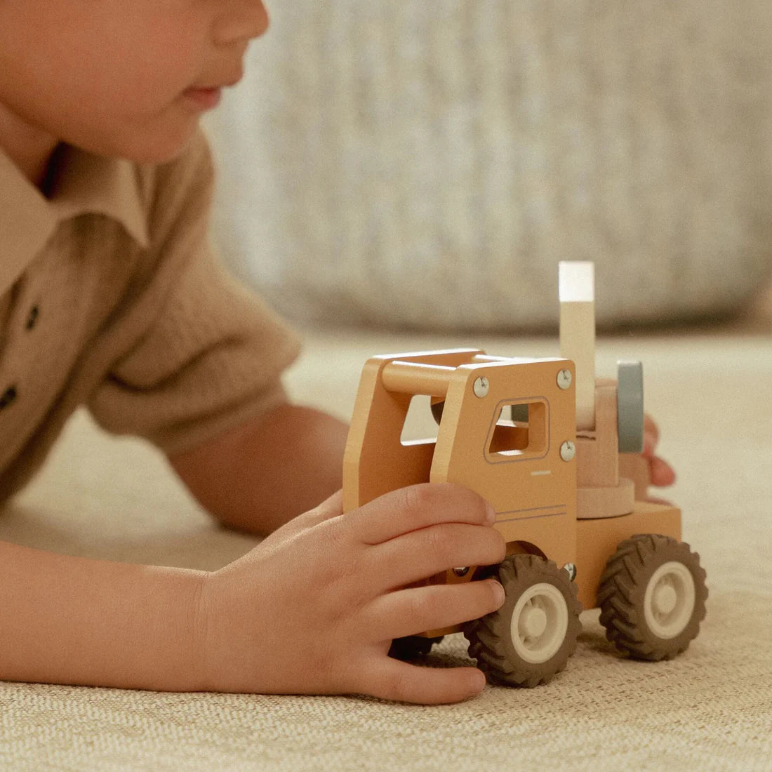 Wooden Crane Truck