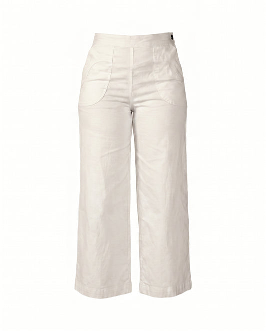 Peggy Lightweight Pants - White