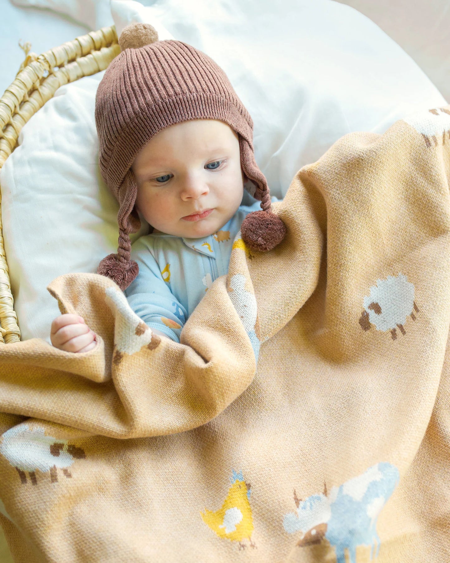 Organic Blanket Mystical Farm Buddies