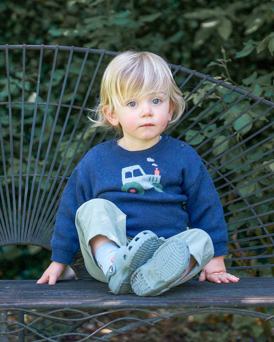 Organic Pullover Mystical Tiny Tractors
