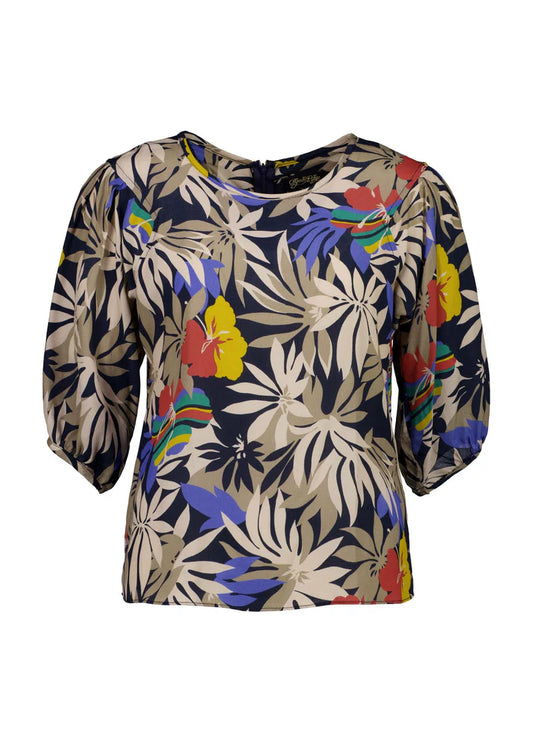 Wildflowers Blouse - Black