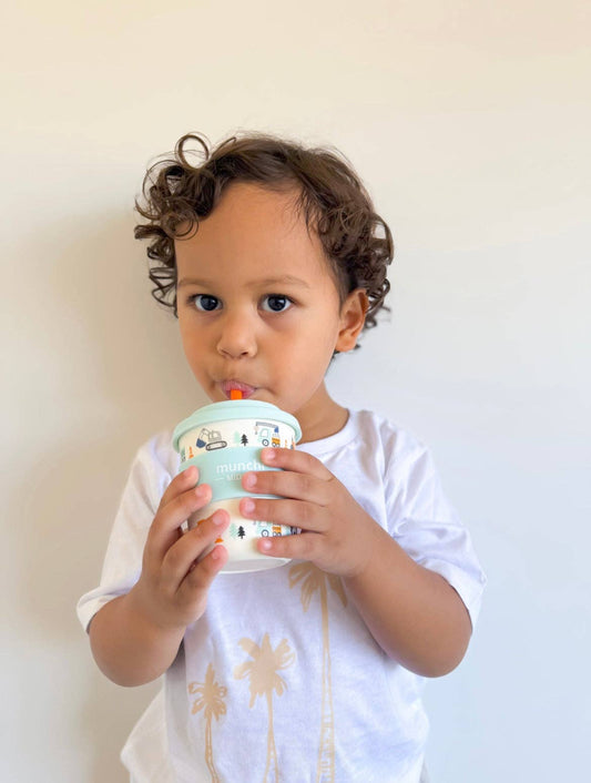 Truck Middie Single Cup - Straw Included