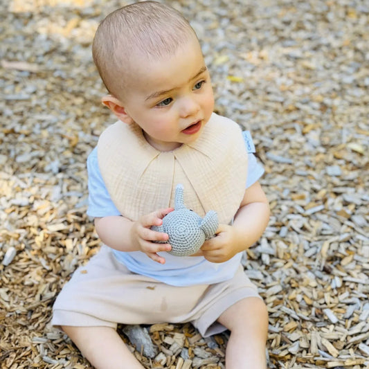 Waterproof Bandana Bib - Sand
