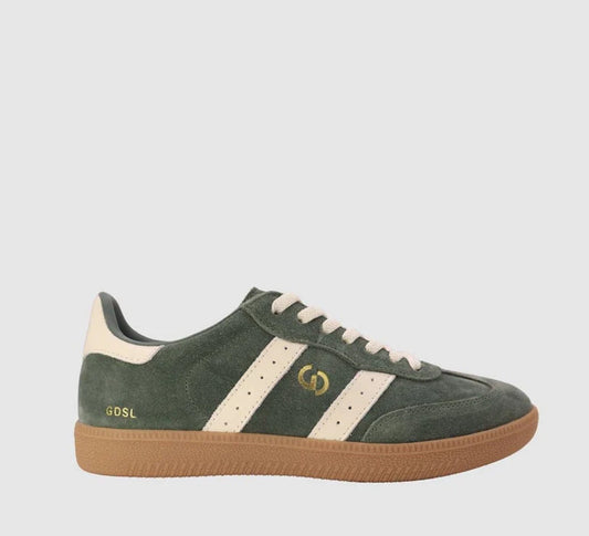 Goodsole 2001 Parallel - Cypress Green Suede / Ivory Leather