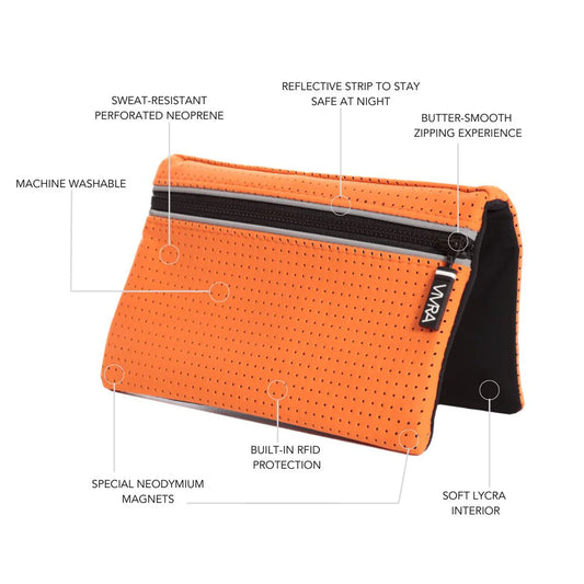 Vivra Active Bag - Perforated Orange