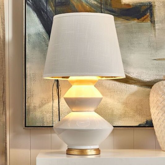 Tapered White Lamp