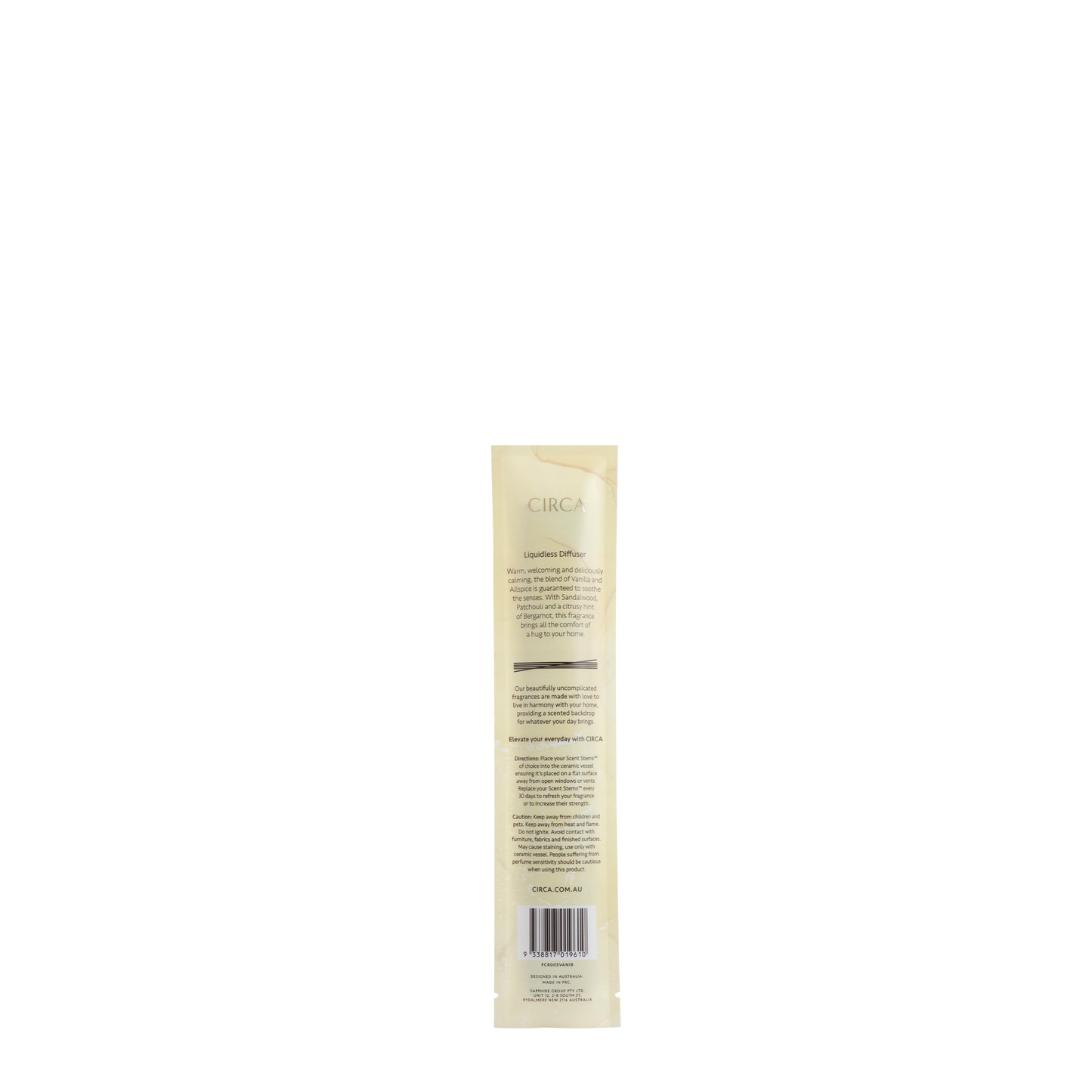Circa Home Vanilla Bean & All Spice Scent Stem Refill
