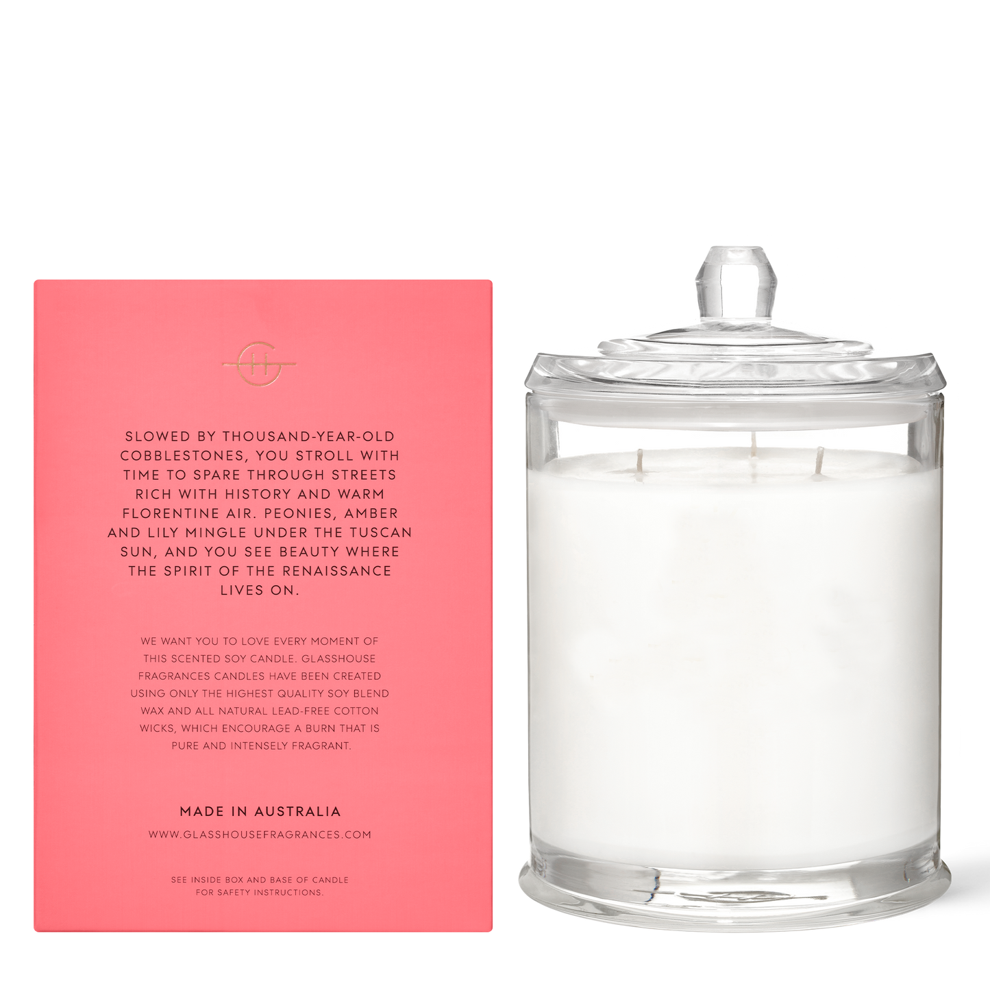 Glasshouse Forever Florence - Candle 760g