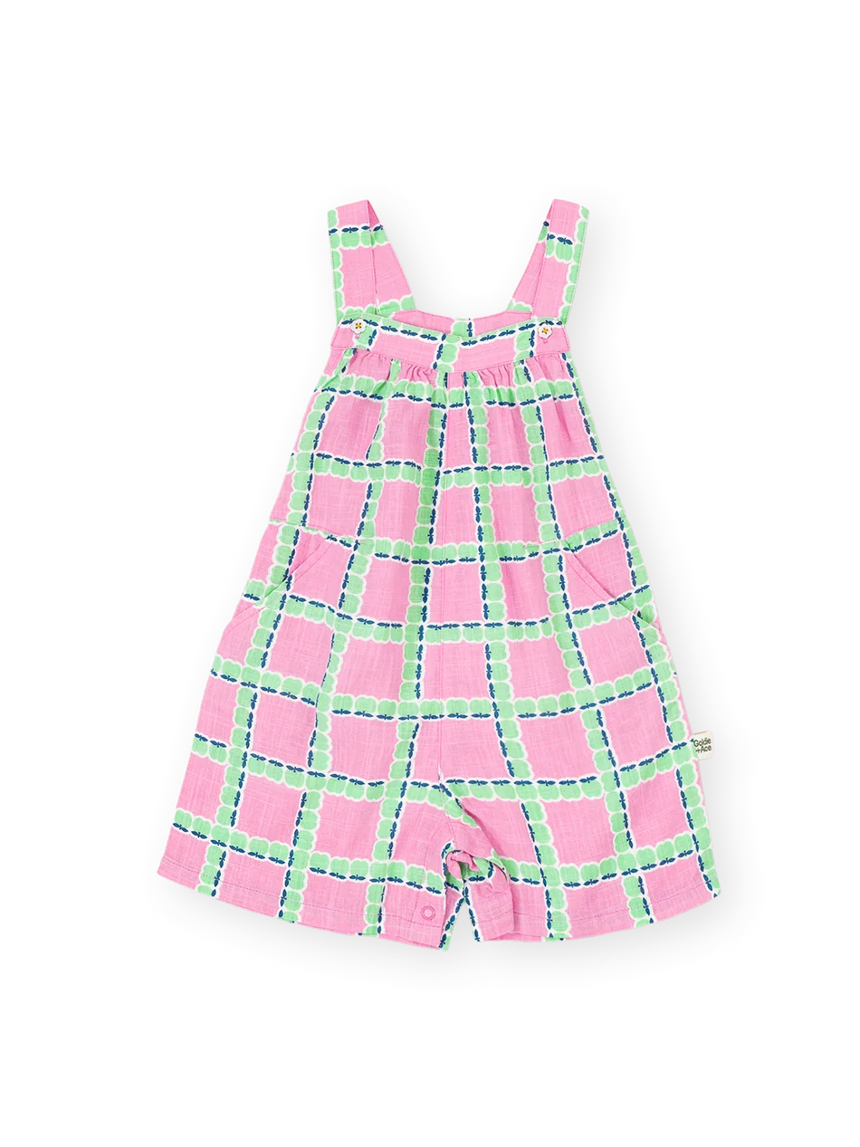 Goldie + Ace Apple Check Jumpsuit