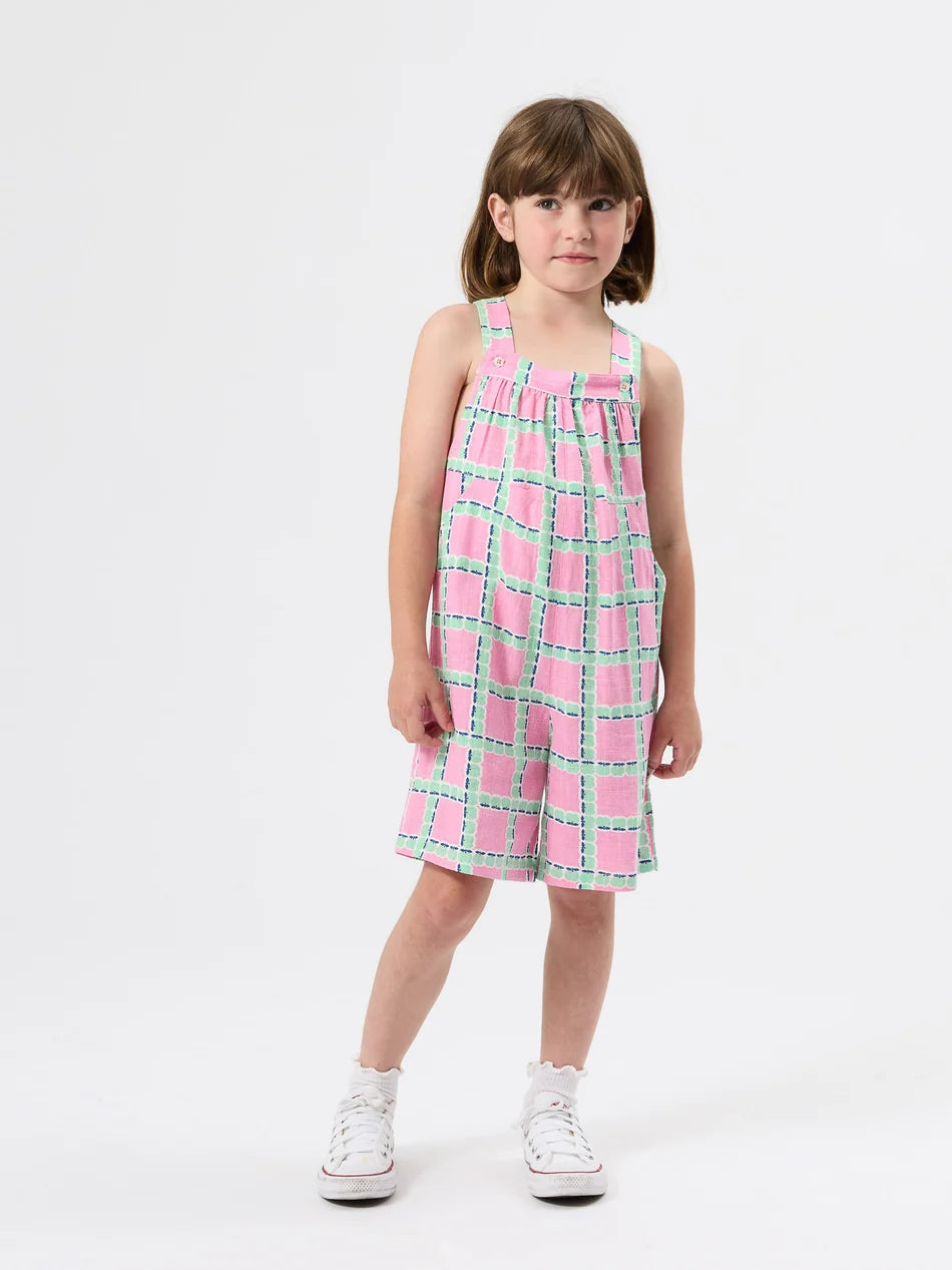 Goldie + Ace Apple Check Jumpsuit