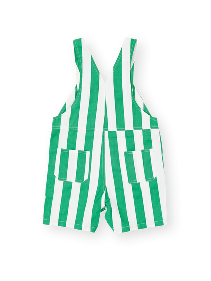 Happy Stripe Button Burton Overalls