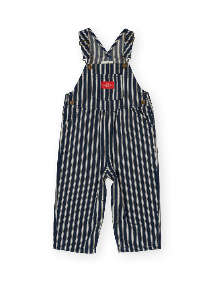 Railroad Stripe Austin Overalls