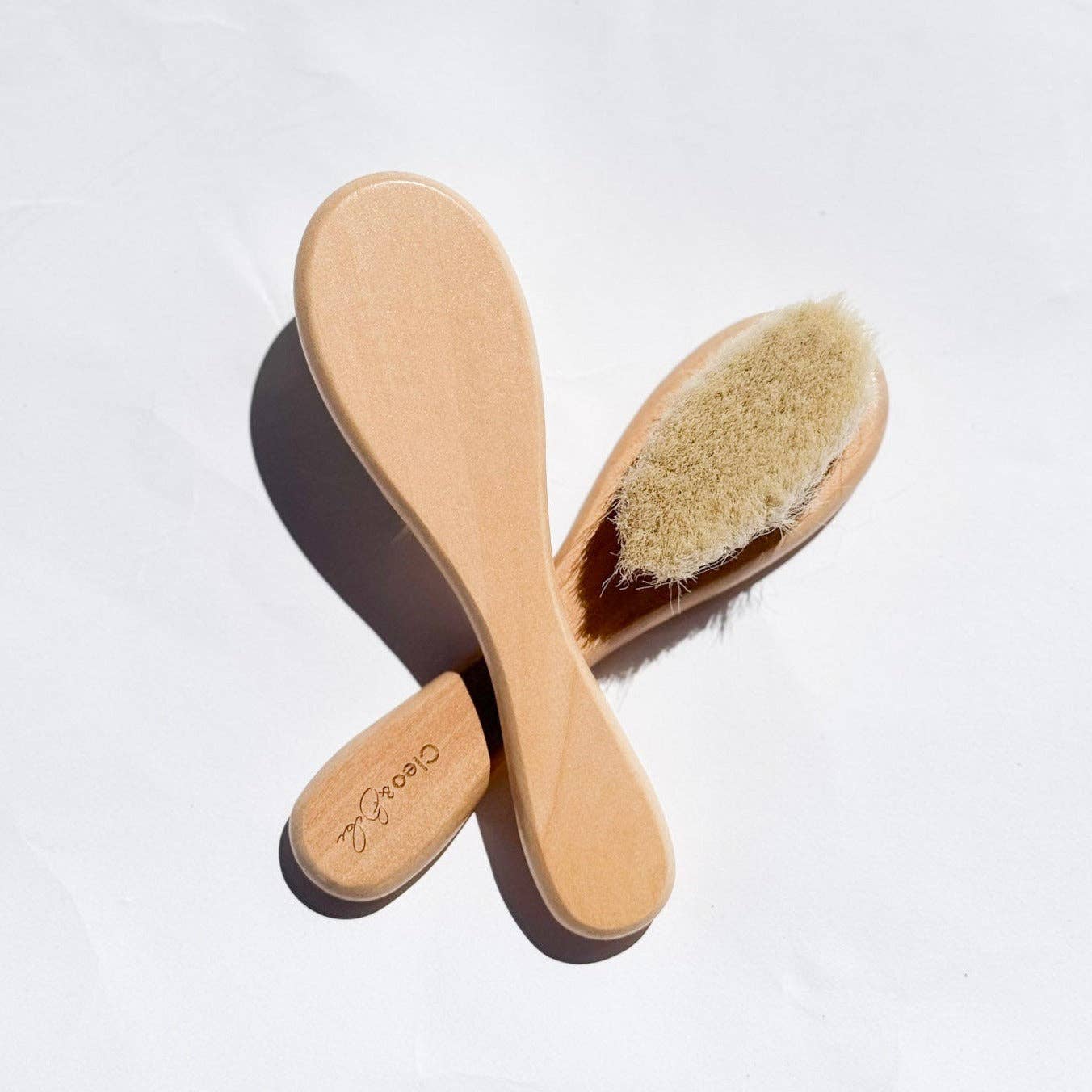 Natural Beach Wood - Baby Hairbrush