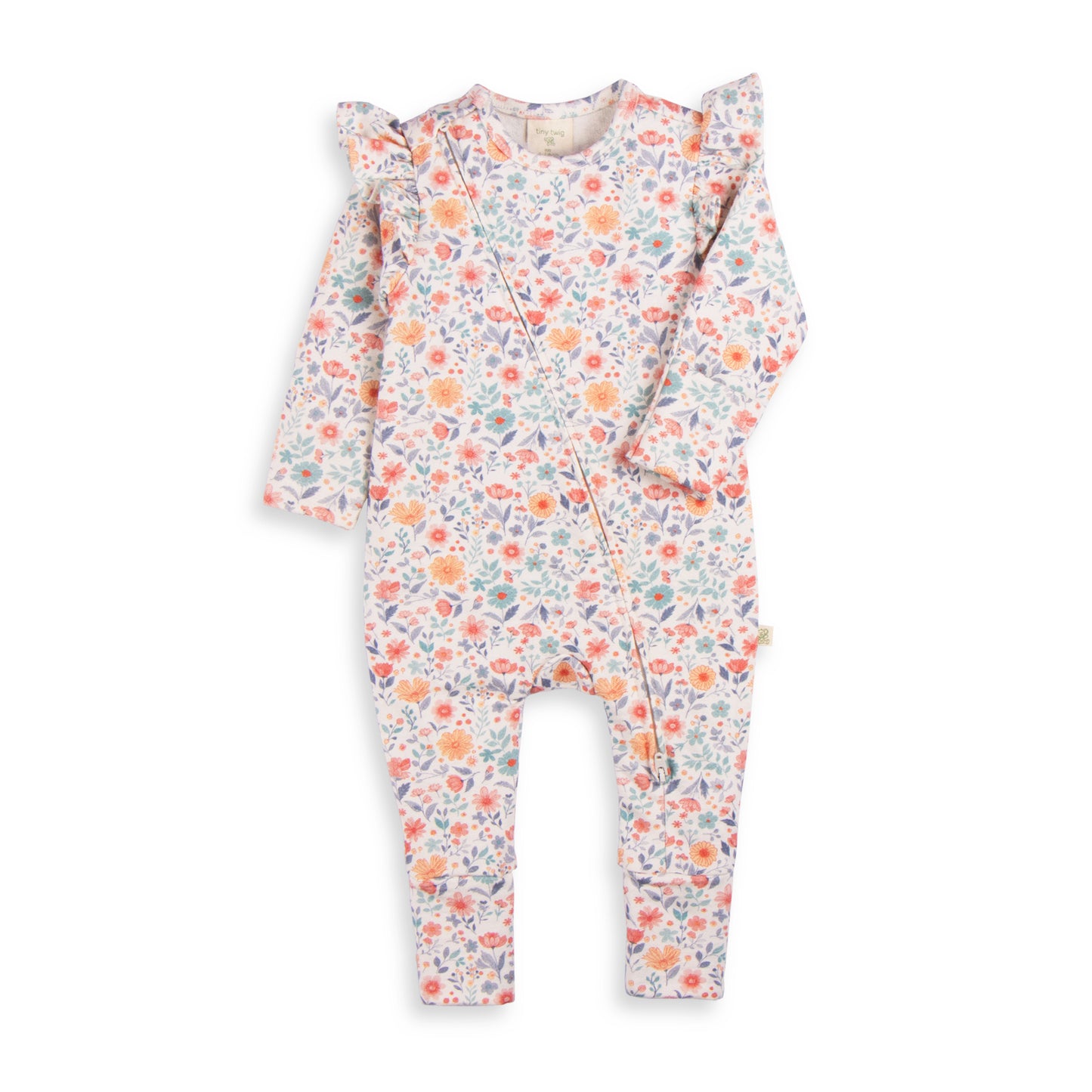 Cottage Garden Long Sleeve Zipsuit
