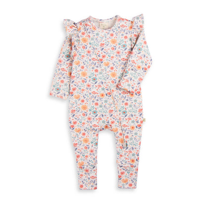 Cottage Garden Long Sleeve Zipsuit