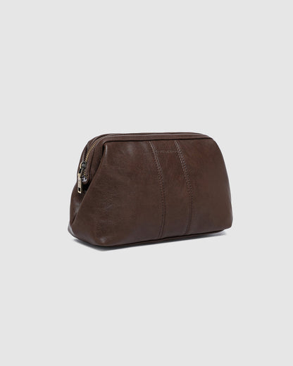 Louenhide Albie Toiletry Bag - Saddle Chocolate
