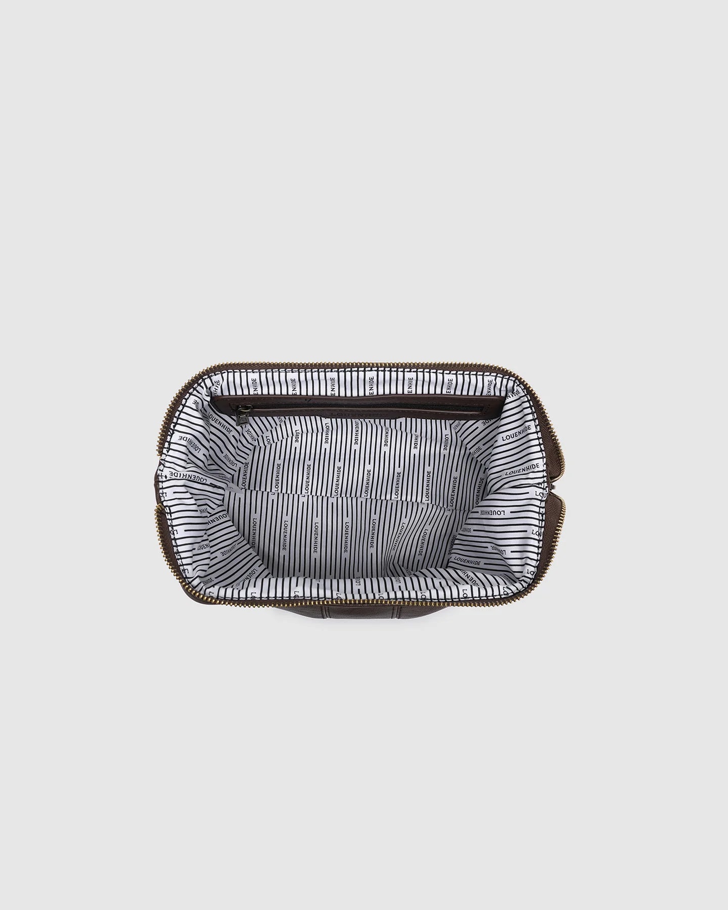 Louenhide Albie Toiletry Bag - Saddle Chocolate