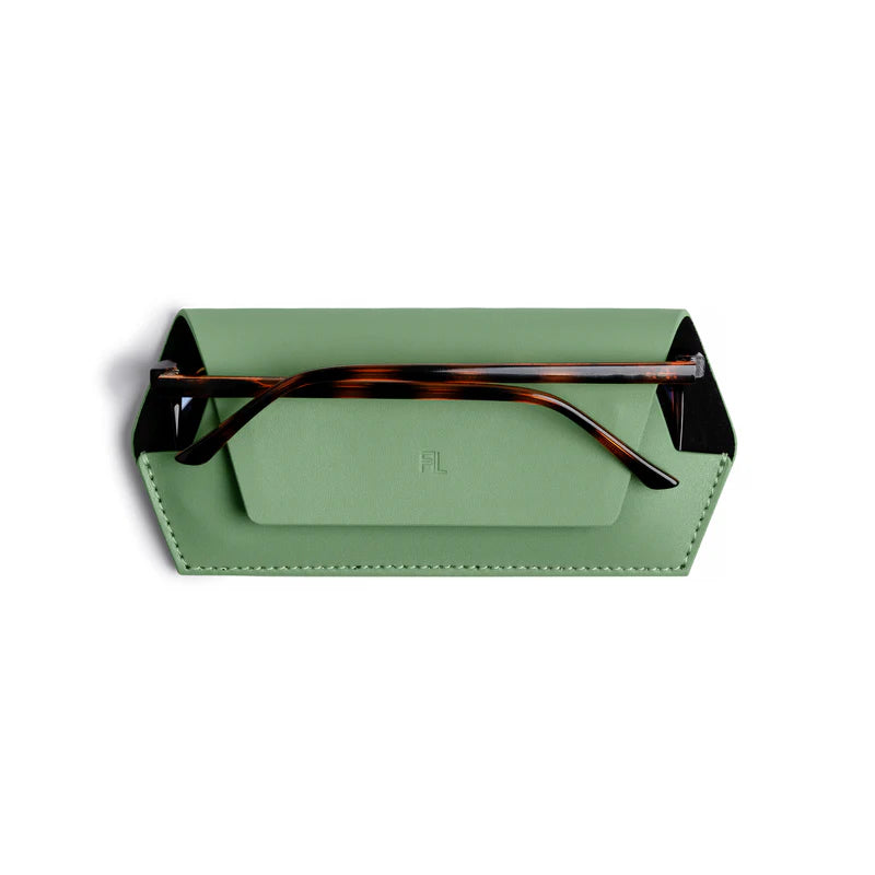 Fox & Leo Slimline Glasses Case - Sage