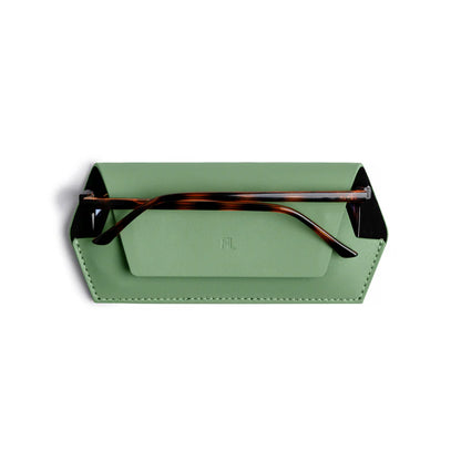 Fox & Leo Slimline Glasses Case - Sage