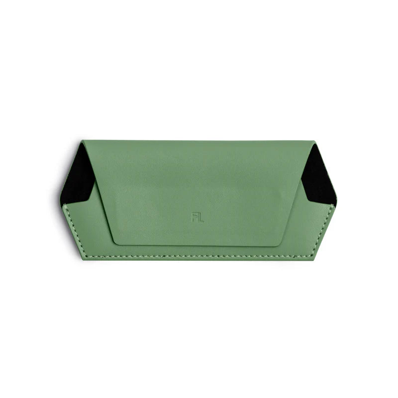Fox & Leo Slimline Glasses Case - Sage