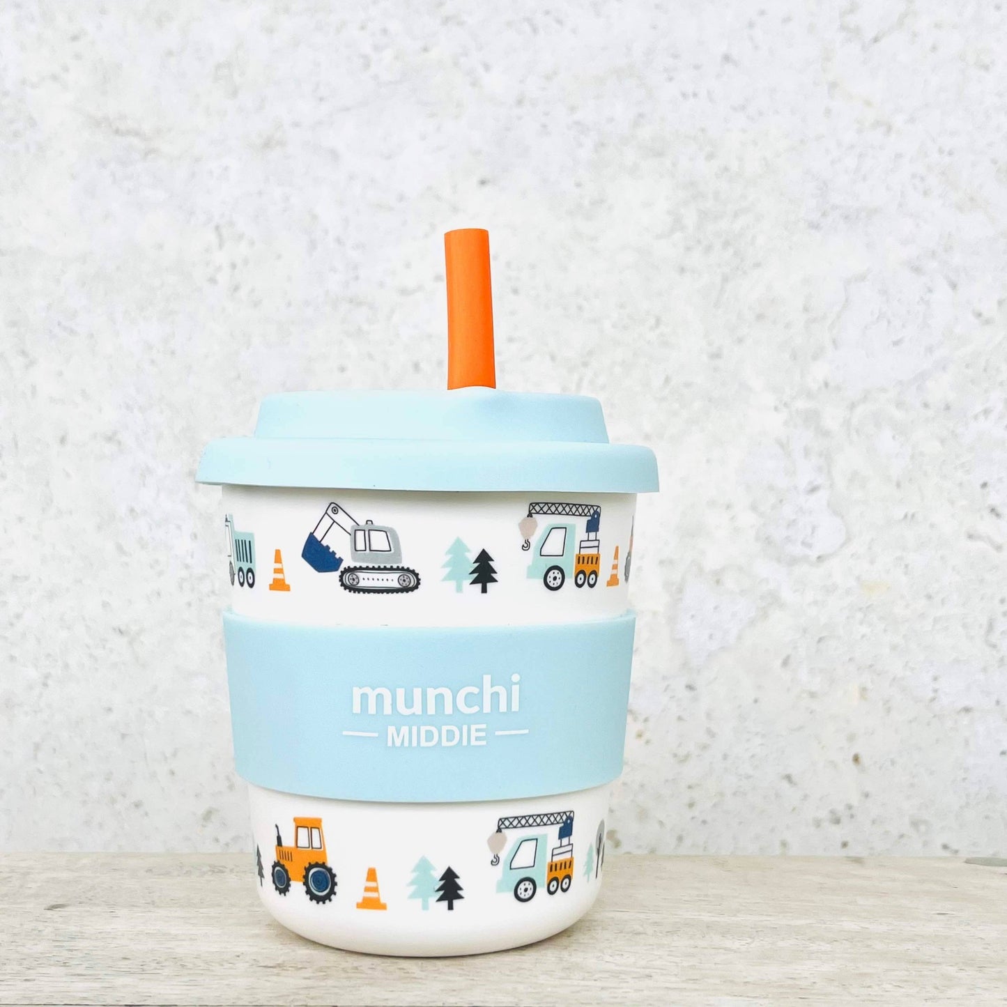 Truck Middie Single Cup - Straw Included
