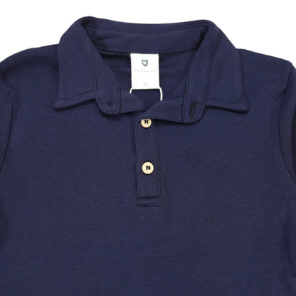Korango Long Sleeve Polo | Navy