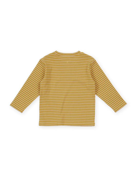 Essential Stripe Rib Top Yellow