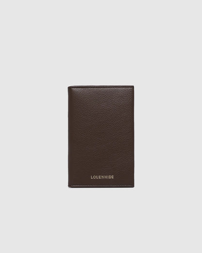 Louenhide Venice Passport Holder - Chocolate